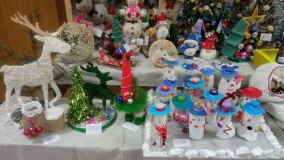 "Новогодние фантазии" (фрагмент выставки)