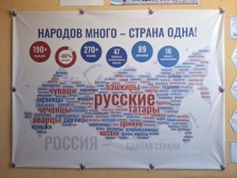 "Год единства народов России" (фрагмент выставки)
