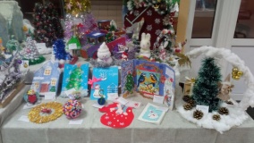 "Новогодние фантазии" (фрагмент выставки)