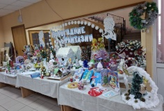 "Новогодние фантазии" (фрагмент выставки)