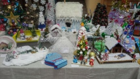 "Новогодние фантазии" (фрагмент выставки)